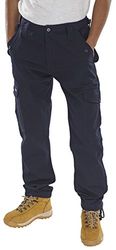 Click Workwear Poly-Cotton Combat Broek Navy Maat 48