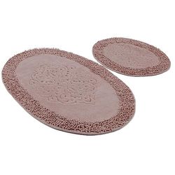 Tapis de bain (2 pièces)brun clair
