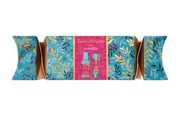 Tesori d'Oriente presentset "Ayurveda", set med 100 ml Eau de Toilette och 75 ml krämdusch, kroppsvård med amlafrukt och patchouli, wellness-ritual för kropp och sinnen
