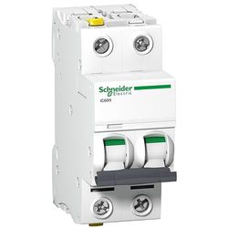Schneider A9F07216 Disjoncteur iC60H 2P 16A Caractéristique C