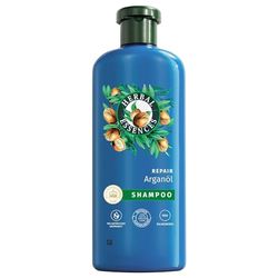 Herbal Essences Shampooing réparateur à l'huile d'argan 350 ml Des cheveux abîmés aux cheveux plus souples et brillants, soin intensif, avec ingrédients d'origine naturelle, végétalien, sans silicone
