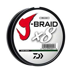Daiwa JBGD8U80-300DG J-Braid Grand 8X-Carrete de Relleno de 300 Yardas 80 Libras. Línea de Pesca de Prueba, Verde Oscuro, Unisex, 36,3 kg