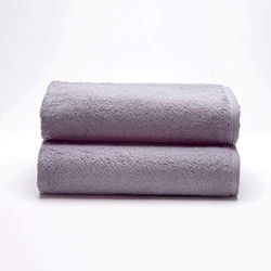 Sancarlos - Juego de 2 Toallas Ocean de Baño, Color Humo, 100% Algodón, 550gr/m2