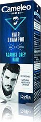 Cameleo Men - Shampoo Against Grey Hair - Natural Hazelnut Extract - Colour Protect - Refreshs and Cleans Hair & Scalp - 150ml