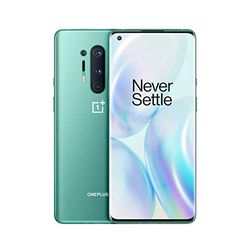 OnePlus 8 Pro 5G 12 GB RAM 256 GB SIM-eies smartphone met drievoudige camera, Dual SIM en Alexa geïntegreerd gletsjergroen.