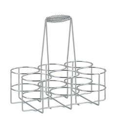 kela 49880 Portabotellas para 6 botellas, Metal cromado, Loop