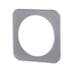 Targa da parete in vetro tedesco/francese con un elegante design a 1 chiave e una finitura argento attraente, perfetta per modernizzare qualsiasi spazio e migliorarne la funzionalità.