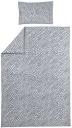 Meyco Home dbo+sloop 140x200/220 Zebra grijs