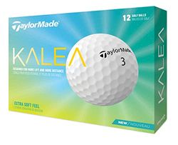 TaylorMade Kalea - Balón de Golf para Mujer, Color Blanco, Talla única
