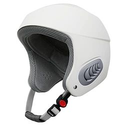 Westt Casque Ski pour Homme et Femme, Casque de Snowboard, Casque de Freeride, Casque de Ski de randonnée, Casque de Sport d'hiver Respirant et léger, Blanc, Unique 56-58 cm