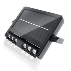 M Ledme - Applique murale solaire Vienne, lumière solaire extérieure jardin, capteur crépusculaire, étanche, 200lm, CCT (3000k, 4500k, 6000k), IP54, pour jardin, garage, patio, facile à installer.