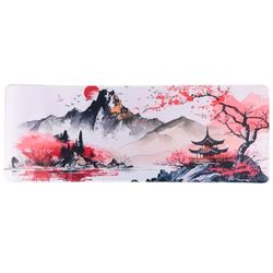lachineuse – Alfombrilla de ratón XXL – Japón Eternel – Ambiance Zen – 800 x 300 x 3 mm – Decoración Japonesa – Antideslizante y Resistente al Agua – Decoración de Oficina – Idea de Regalo Japón Asia