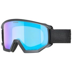 uvex athletic CV - lunettes de ski pour adults - Catégorie de filtre 2 - anti-buée - black m SL/blue-green - one size