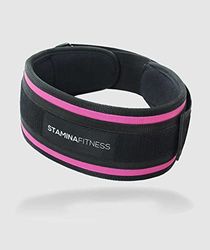 Stamina Fitness Riem Workout 2.0 zwart/fuchsia unisex - zwart-fuchsia - S