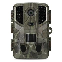 icefox Wildkamera 20MP 1080P Full HD Wildkamera mit Bewegungsmelder Nachtsicht IP66 Wasserdichter für die Überwachung von Wildtieren