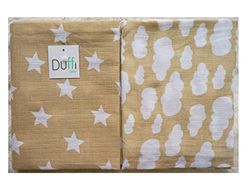 Duffi baby 5415-05 knuffeldeken 2-delig, 100% katoen, 90 x 75 cm