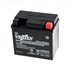 Vertex VP5-3 Sealed AGM Motorcycle/Powersport Battery, 12V, 4Ah, CCA (-18) 70, Compatiable with: CTX5L-BS, Perfect battery for Motorcycle, ATV's, Personal Watercraft and Snowmobiles