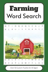 Farming Word Search Puzzle Book: Word Searches with Easy to Read Print about Farming, Animals, Agriculture, and More | 6x9 inches, 110 pages | More ... Gift for Vacations, Holidays, Free Time, etc.