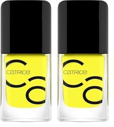 Catrice CATRICE ICONAILS Vernis à ongles gel Lacquer n° 171, jaune, durable, brillant, sans acétone, végétalien, sans particules de microplastique, sans conservateur, 10,5 ml (Lot de 2)