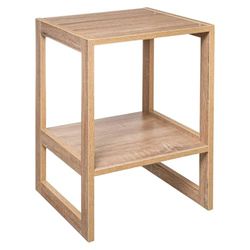 Plank met 1 vakken, stapelbaar, mix 5Five, natuurlijke kleuren