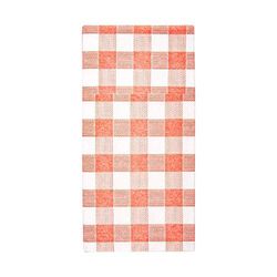 50 stycken – servetter känguru 'Like Linen – Vichy' 70 g/m² 40 x 40 cm röd spetsig