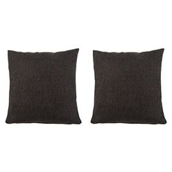 Gözze - Set de 2 fundas de almohada, Dallas, 40 x 40 cm - Gris antracita