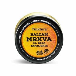 Tinktura Carrot Balm, Quick Tan Tanning Balm med Carrot Extract, 100 ml