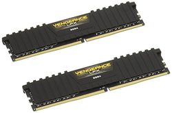 Corsair CMK8GX4M2A2666C16 Vengeance LPX 8 GB (2 x 4 GB) DDR4 2666 MHz C16 XMP 2.0 High Performance Desktop Memory Kit, Black