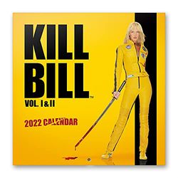 Official Kill Bill 2022 Wall Calendar, 2022 Calendar, 12" x 12" Square Wall Calendar 2022, Family Calendar 2022, Tarantino Calendar 2022, Kill Bill Calendar - Secret Santa Gift