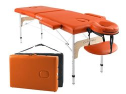 QUIRUMED Easy aluminium klapbed 180 x 60 cm oranje
