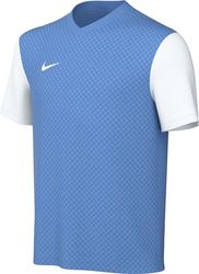 Nike Unisex Niños Camiseta de Fútbol de Manga Corta Y Nk Df Tiempo Prem II Jsy Ss, Azul y Blanco, DH8389-412, M
