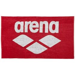Unbekannt Arena - Toalla de algodón para Adultos (150 x 90 cm), Color Rojo y Blanco