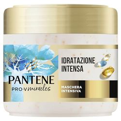 Pantene Idratati & Lucenti Maschera per Capelli Intensiva con Biotina 300ml. Pro-V Miracles Trattamento Idratante per Capelli Secchi. Capelli Più Morbidi Con 1 Solo Utilizzo. Adatto per Uso Quotidiano