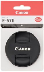 Canon E-67II Tappo per Lenti EF, 67 mm di Diametro, Nero