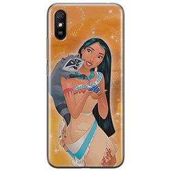 ERT GROUP mobiltelefonfodral för Xiaomi REDMI 9A originalt och officiellt licensierat Disney mönster Pocahontas and Meeko 001 anpassad till formen på mobiltelefonen, fodral tillverkad av TPU-plast