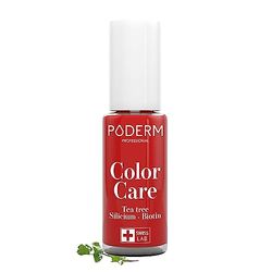 PODERM - MICOSI DELLE UNGHIE | Smalto colorato TEA TREE | Prevenzione e trattamento delle unghie gialle/danneggiate dalla MICOSI | TRATTAMENTO E COLORE | Mani/Piedi | Swiss Made