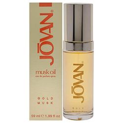 Jovan Gold Musk Eau de Parfum Natural Spray för kvinnor, 1-pack (1 x 59 ml)