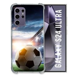 Cokitec Förstärkt skal för Samsung Galaxy S24 Ultra Sport Football Stadion