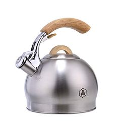 LAGUIOLE - Bouilloire Sifflante 3 L - Manche en Bois - Pour tous types de feux