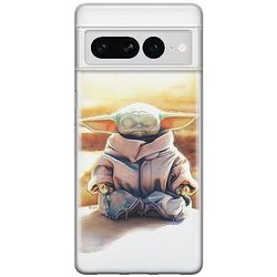 ERT GROUP mobiltelefonfodral för Google PIXEL 7 PRO originalt och officiellt licensierat Star Wars mönster Baby Yoda 015 optimalt anpassad till formen på mobiltelefonen, fodral tillverkad av TPU-plast