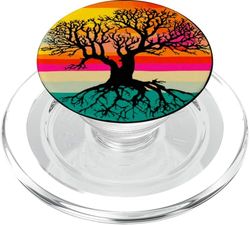 Colorful Celtic Tree of Life Symbol with Knotwork Design PopSockets PopGrip for MagSafe