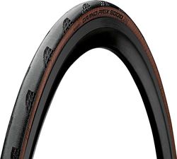 CONTINENTAL Cubierta Grand Prix 5000 BLACKTRANSPARENT Plegable Skin 700X25C Accesorios y recambios bicis, Unisex-Adult, Black