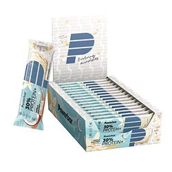 PowerBar Protein Plus 30 % baunilha Coconut 15 x 55 g, barra de alta proteína, soro e proteína de caseína