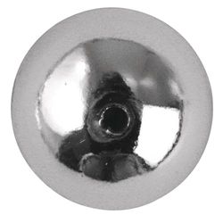 Rayher Perle Tonde di Plastica, 2,5 Mm Ø, Argento, Scatolina 240 Pz, 1630022