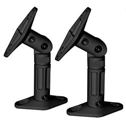 Maclean MC-528 Suportes de parede para altifalantes (2 unidades, suportam até 3,5 kg, HiFi)