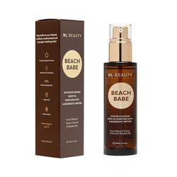 NL Beauty Beach Babe Olio Abbronzatura Veloce 2 in 1 con Oli Vegani, Salicornia e Peptidi - Acceleratore di Abbronzatura Incolore - 100ml