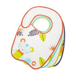 Bebeconfort Jungle Vibes Bavoirs Bébé T1/T2 Lot de 5