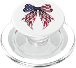 Ornitorrinco Animal 4 de Julio Bandera Americana Coqueta Patriótica PopSockets PopGrip para MagSafe