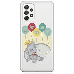 ERT GROUP etui na telefon Samsung A73 5G, case oryginalny i oficjalnie licencjonowany przez Disney, wzór Dumbo 003, optymalnie dopasowane, plecki z TPU częściowo przeźroczyste