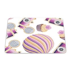 Bonamaison, Rectangle Pop Art Digital Printed Mouse Pad, Non-Slip Base, for Office and Home, Size: 22 x 18 cm